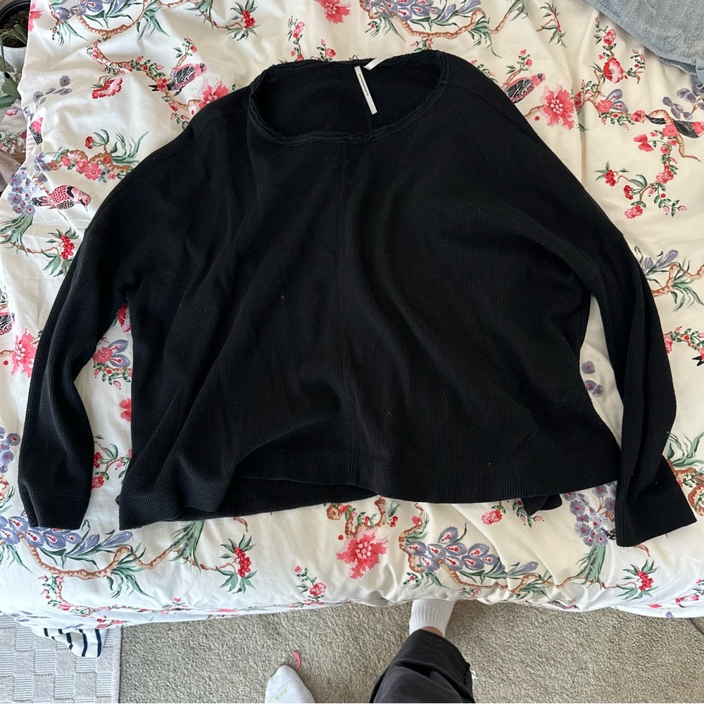 Anthropologie flowy cotton top